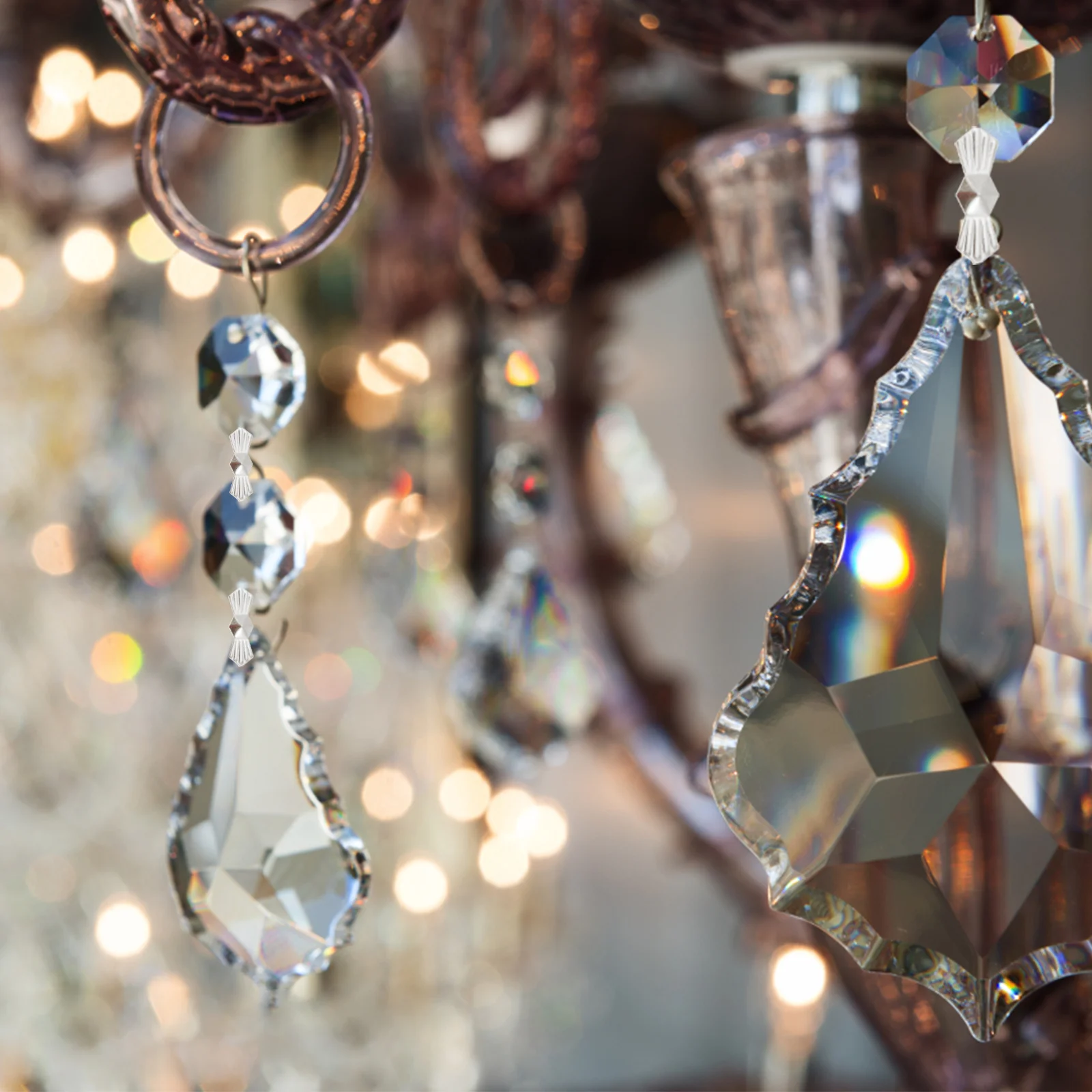 200 шт. аксессуары для хрустальных ламп крепление галстук-бабочка зажимы люстры