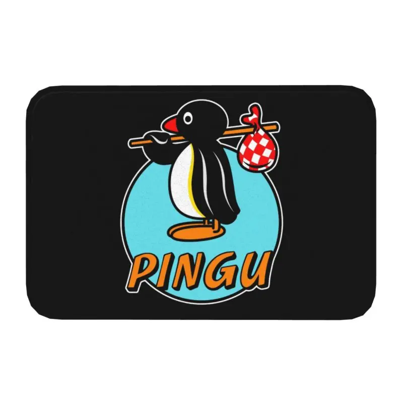 

Funny Noot Noot Pingu Doormat Non-Slip Kitchen Bathroom Mat Cartoon Penguin Meme Toilet Door Floor Entrance Carpet Rug