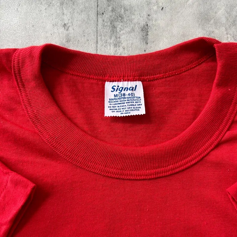 Винтажная футболка 70-х годов Coka Cola Hebrew (M) Футболка с рисунком Маши кока-кола и