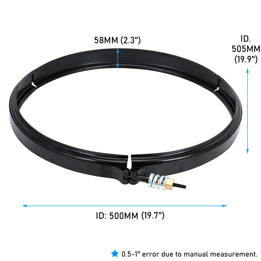 190003 Tension Control Clamp Kit Replacement for Pentair Pool and Spa Filter Tension Clamp Washer & Spring Barrel Nut Assembly (art.: 3920ca5dadbfb) - 3920ca5dadbfb