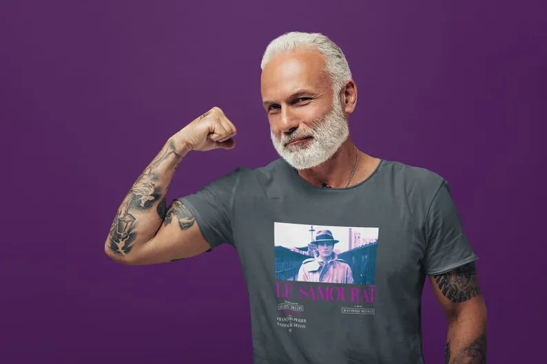 Рубашка Alain Delon Le Samourai для кинобуфтов — винтажный подарок любителей кино