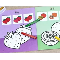 10 booksset kids coloring painting books animals car for children coloring draw notebooks girls boys gift kindergarten supplies