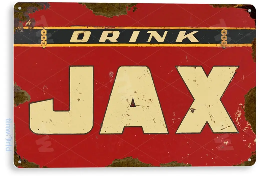 Металлическая табличка Tinworld TIN Sign C208 Jax Beer в стиле рустик-ретро для бара, паба, пивоварни, декоративная вывеска для коттеджа или пещеры (art.: 3920d9e9359ff) - 3920d9e9359ff