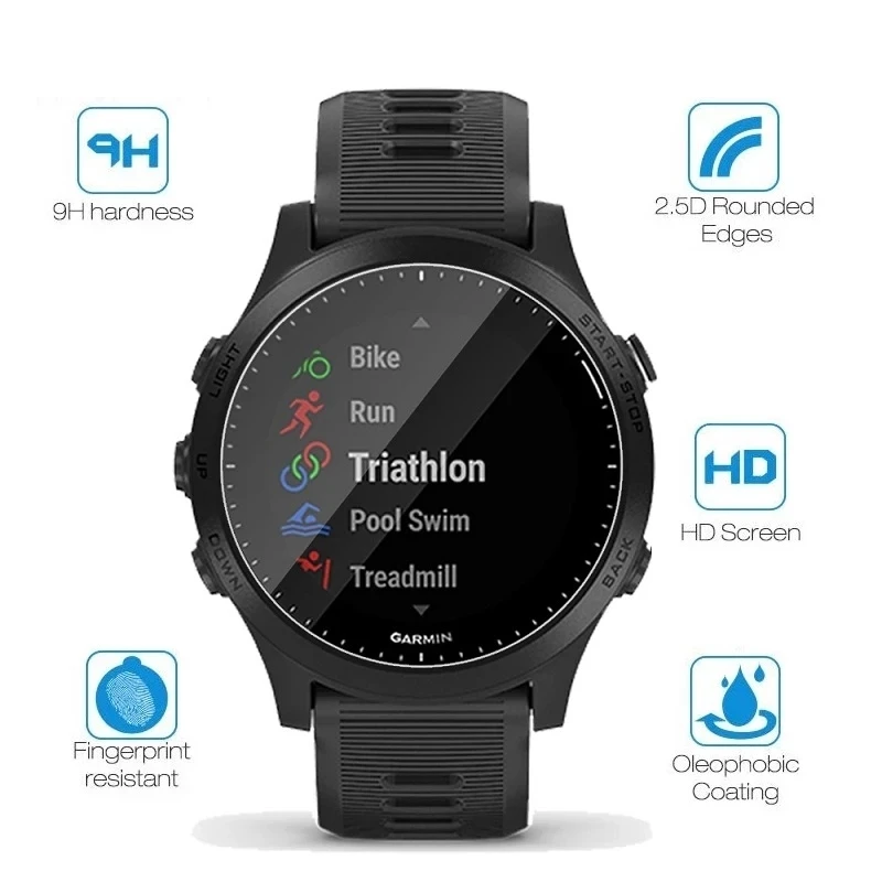 Защита экрана для смарт-часов Garmin Forerunner 955 255 255S 945 935 245 735 645 (art.: 3920bf920dcdf) - 3920bf920dcdf