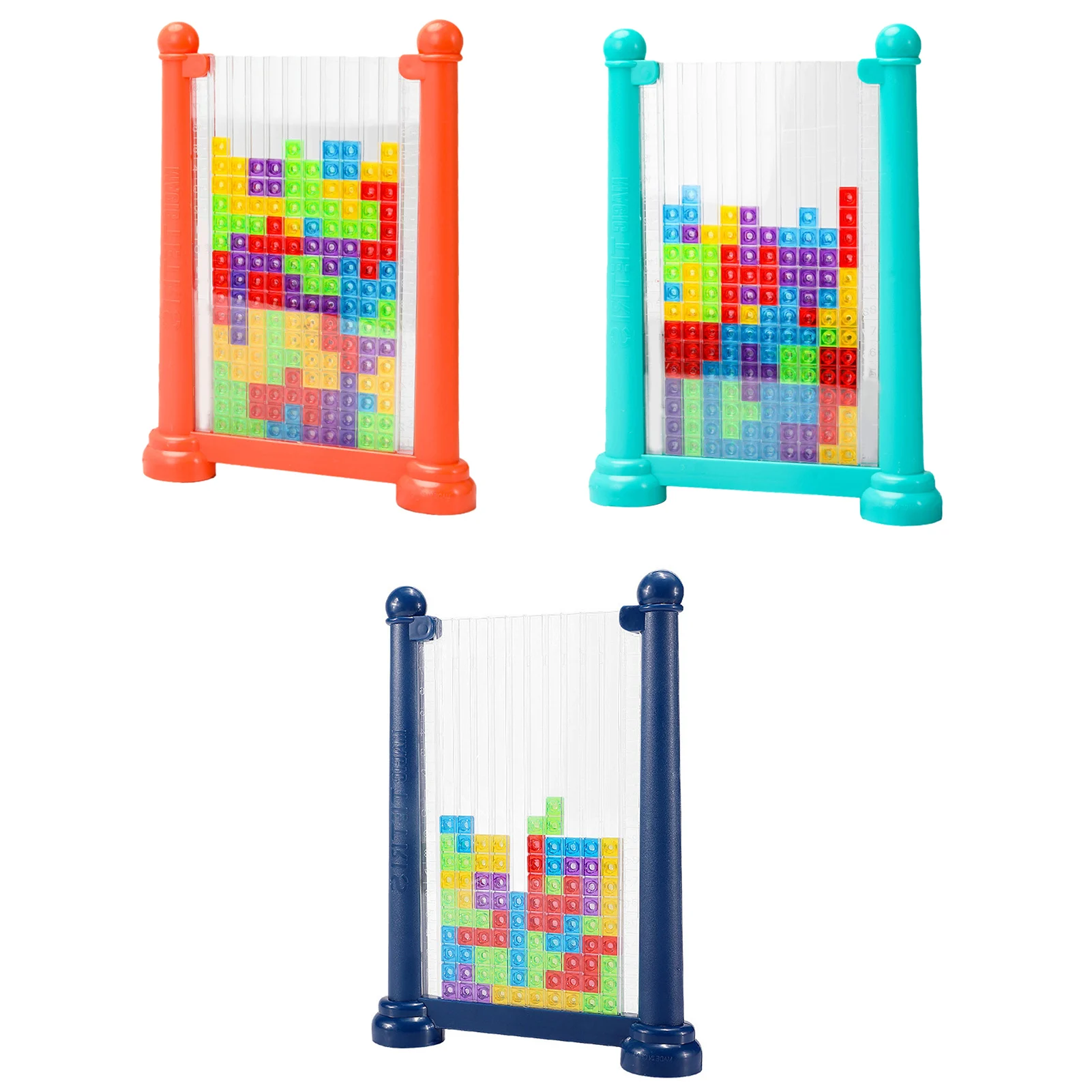 

Tetrises Toy 3D Tangram Tetrises Puzzle Toys Colorful Montessori Educational Toy Intellectual Magic Game Parent-child Early Educ