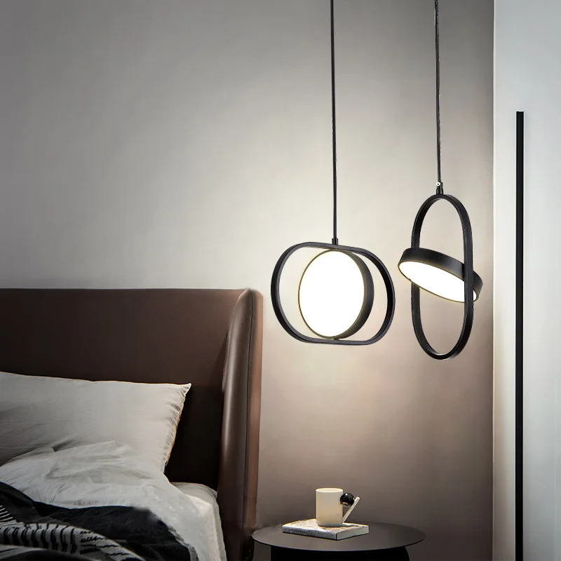 

Nordic Led Pendant Lights Fixture Bedroom Kitchen Dining Room Hanging Lamps Luminaire Suspension Gold Home Decoration Chandelier