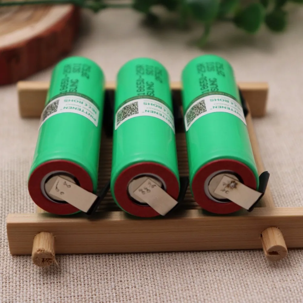 100% Новый оригинальный для 18650 2500 мАч аккумулятор INR18650 25R 20A разрядные литиевые