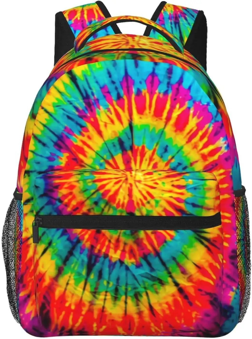 

Tie Dye Backpack Adjustable Shoulder Strap Bookbag Casual Daypack Lightweight Backpack for Adults