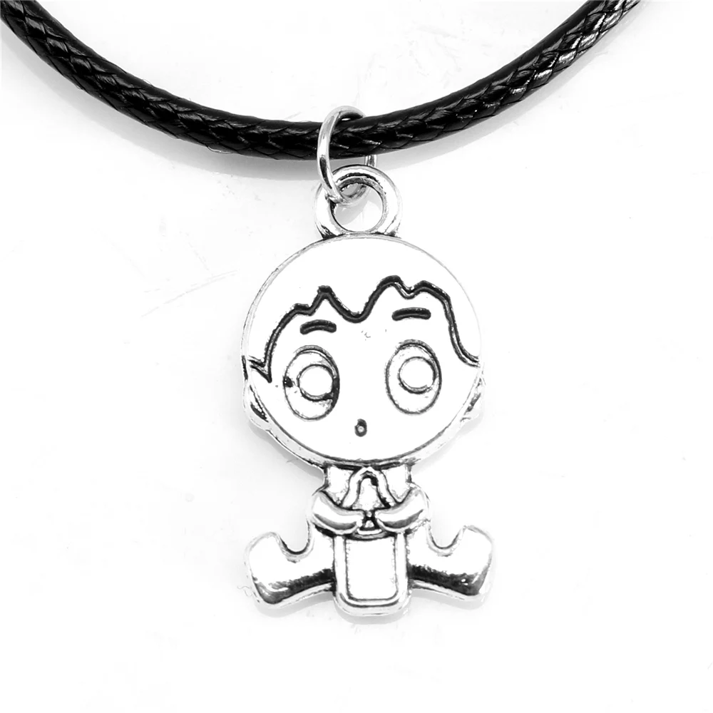 

1pcs Antique Silver Color 13x24mm Baby Necklace Handmade Jewerly Diy