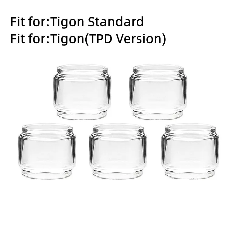 

5PCS Bubble Glass Tube for Aspire Tigon Sub Ohm Tank 2600mAh Starter Kit(Standard Version) Machine Accessories