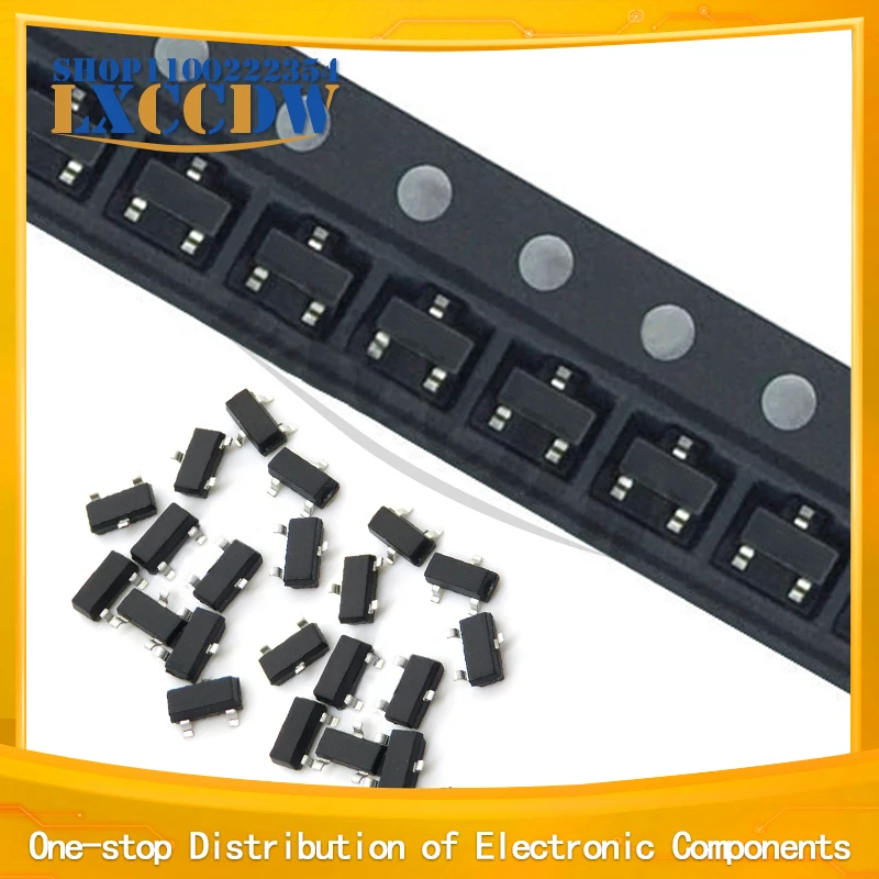 

50 шт., транзистор MMBT2907ALT1G MMBT2907A MMBT2907 2N2907 2F SOT-23 0.8A/60V SMD