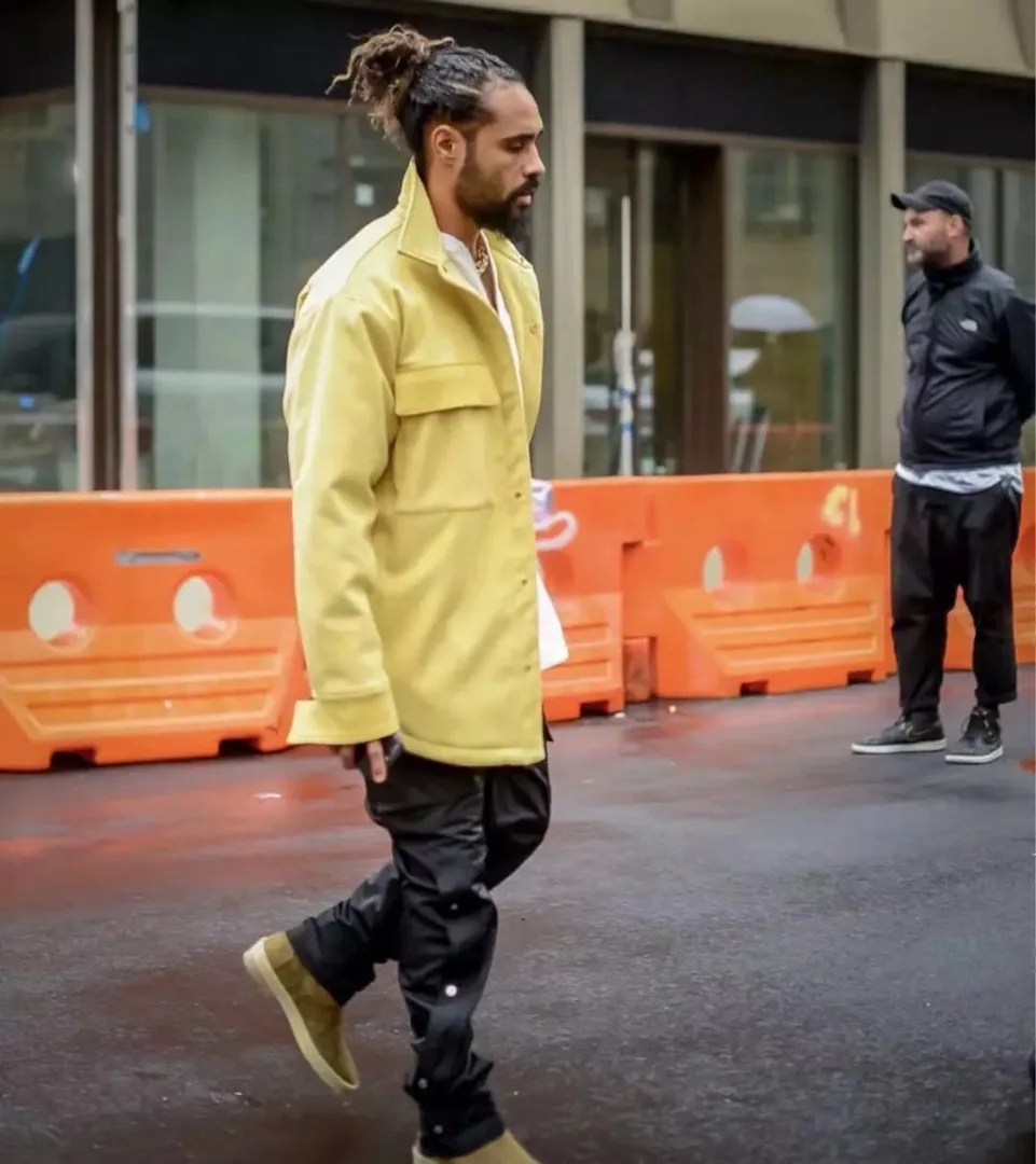 

2022 New European And American High Street Grandfather With The Same Trousers Side Velcro Button Trousers Casual Overalls