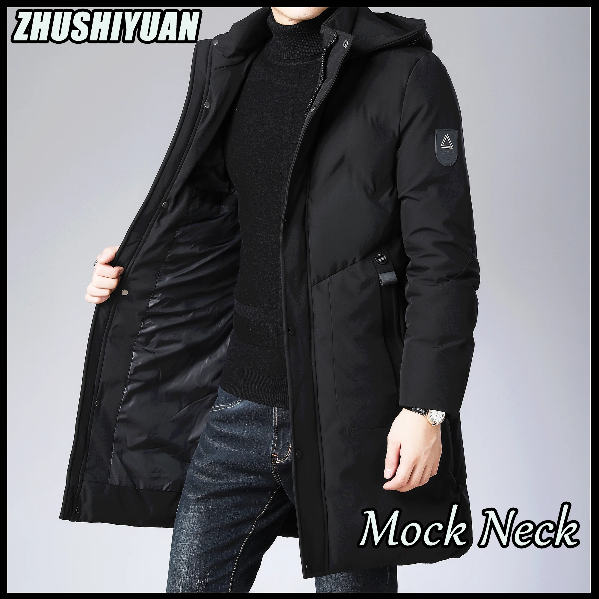 Men Winter Parkas Fashion Solid Jacket Coats Manteaux Homme Para Hombre Longer Warm Puffer Jackets Chaquetas De Invierno Abrigos
