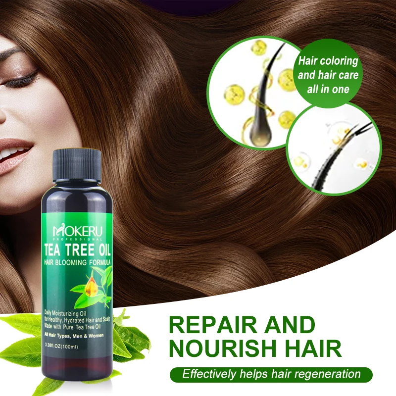 Масло для восстановления поврежденных волос с Чайным Деревом 100 мл