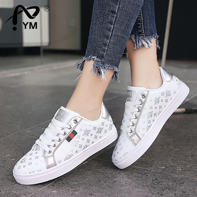 

New Shoes for Women 2022 Vulcanize Shoes Man Unisex Brand White Sneakers Flats Lace Up Casual Shoes Woman Flats Leather Shoes