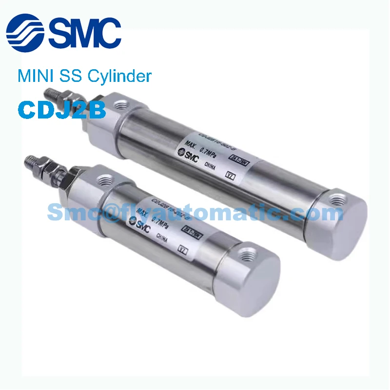 

CJ2B Stainless Steel Mini Cylinder SMC CDJ2B10/16/-10D-15-20-25-30-35-40-45-50-75B/L