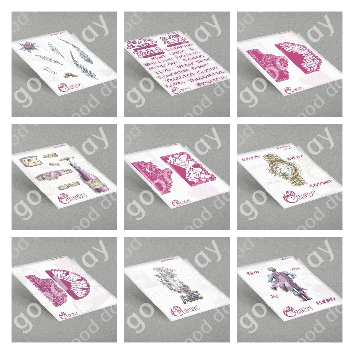 

With Compliments Collection Metal Cutting Dies Scrapbook Diary Decoration Embossing Template Diy Greeting Card Handmade 2022 New