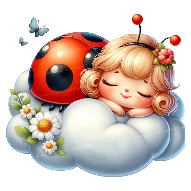 

Настенные стикеры с божьей коровкой М948