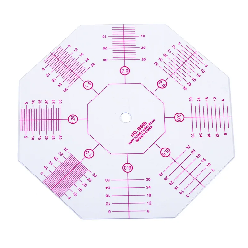 1 шт. измерительный набор для портного прозрачная линейка шитья рисования рукав