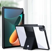 for xiaomi pad 5 case cover soft transparent fitted cases hard foldable tablet bracket stand airbag shockproof protective shell