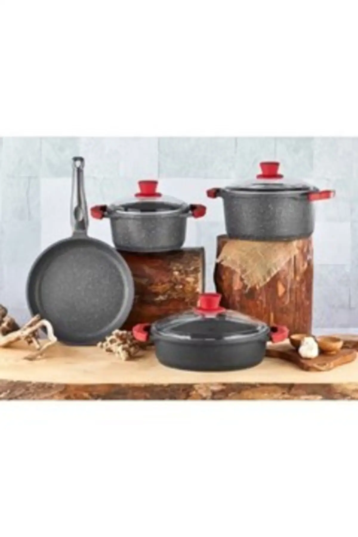 

Cast iron Set 7 Piece