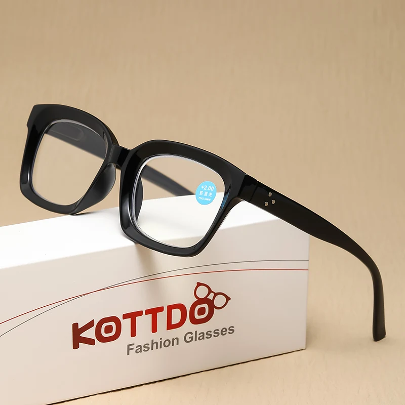 Новые женские модные очки для чтения ярко-синие дальнозоркости + 1 0 2 3