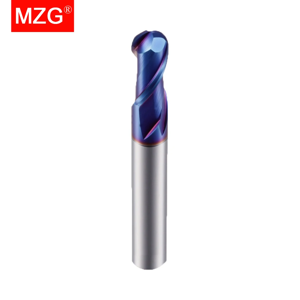Сферическая Концевая фреза MZG твердосплавный инструмент из чугуна и латуни с