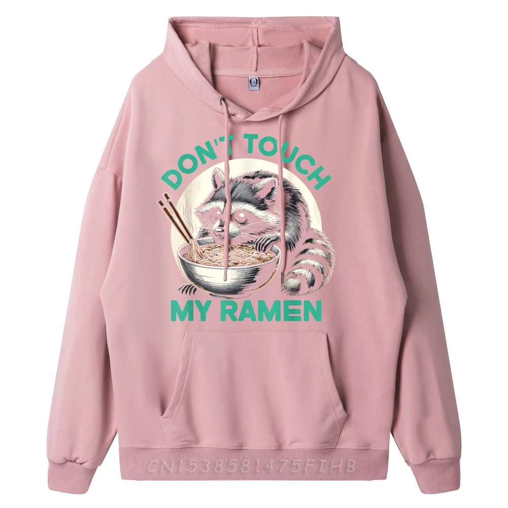 Забавные японские винтажные толстовки с лапшой Ramen Racoon мужская одежда мужские