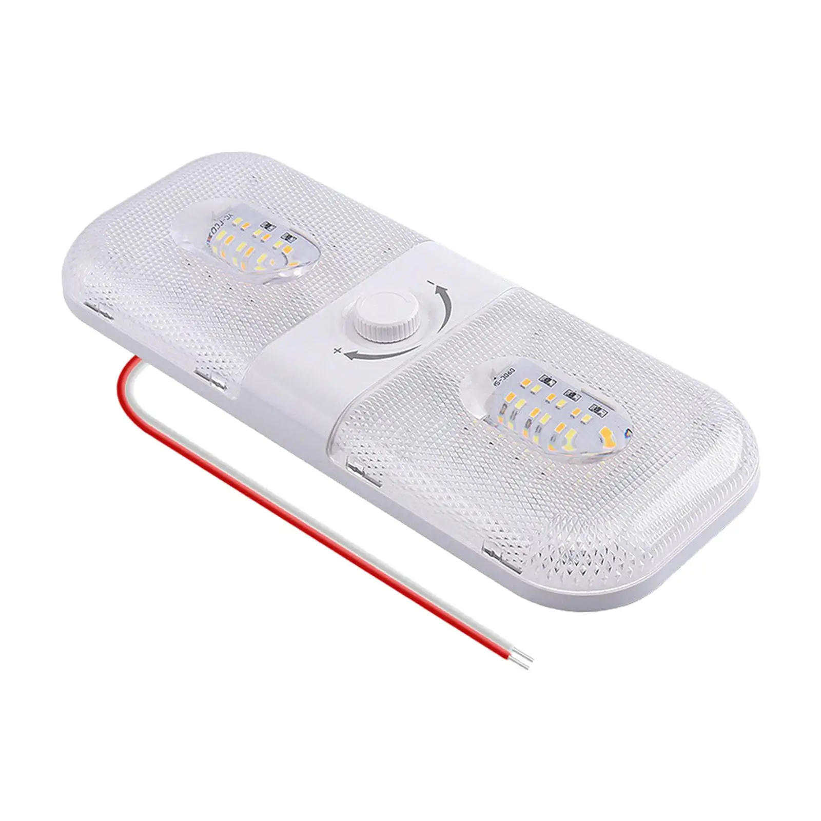 

Светодиодный RV, интерьер, светильник, универсальные аксессуары, яркий, регулируемый, 2 цвета, RV, Потолочный купол, светильник 12V-24V для фургона