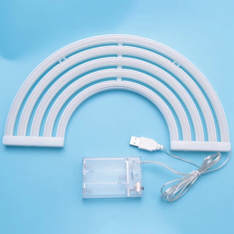 Милая Радужная неоновая вывеска светодиодный радусветильник/лампа для декора