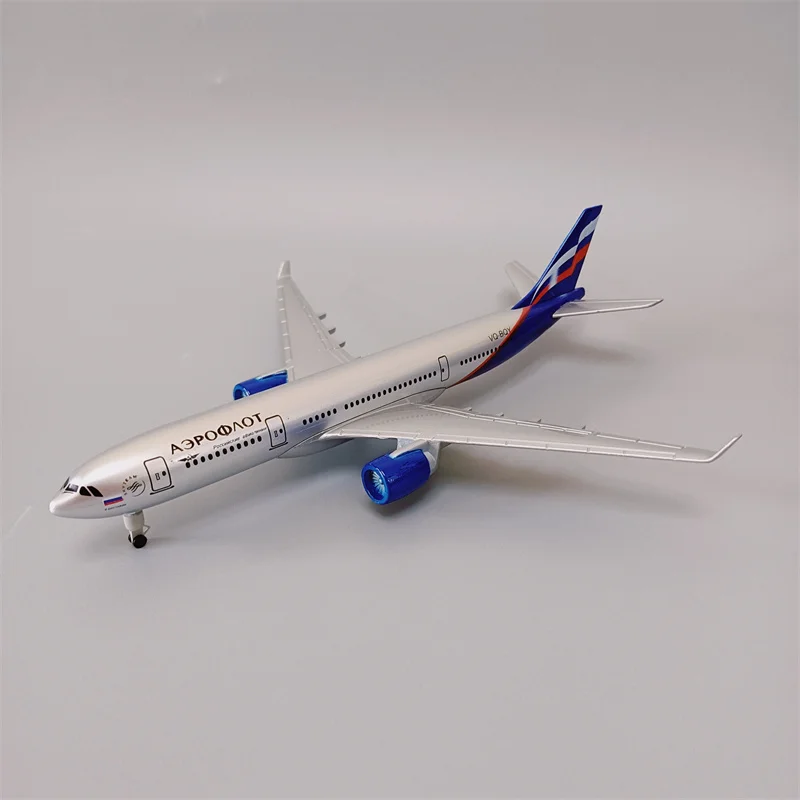 

20cm Alloy Metal Air Russia Aeroflot Russian Airbus 330 A330 Airlines Airways Airplane Model Plane Diecast Aircraft & Wheels