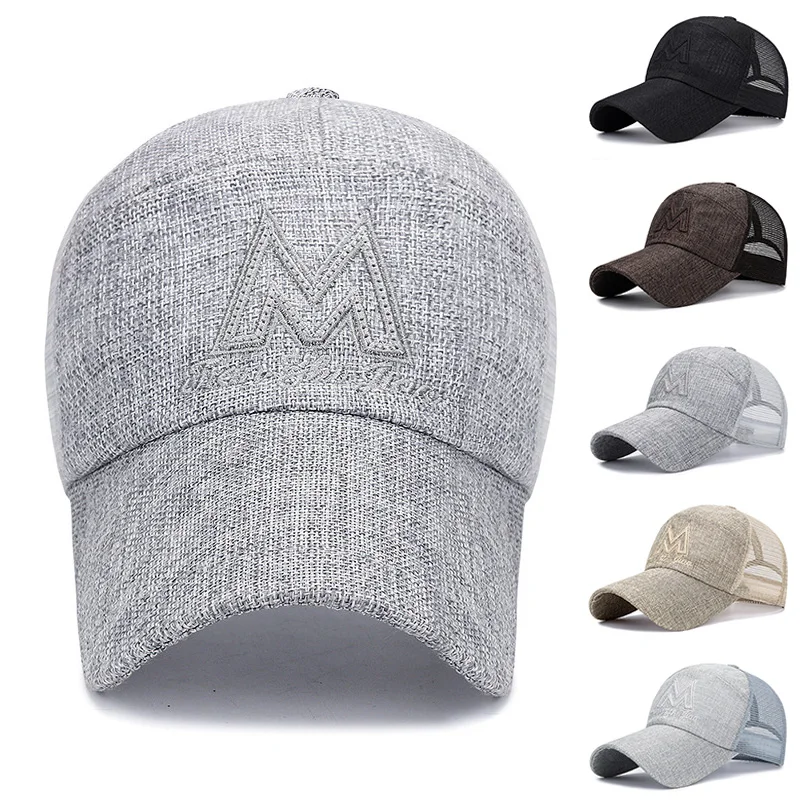 Кепка мужская сетчатая для защиты от солнца в стиле хип-хоп |