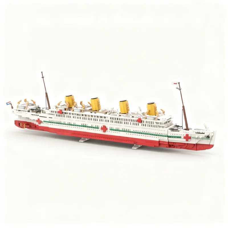 3483 детали MOC HMHS Britannic: Креативный набор для сборки, модель замка, технический конструктор, уличная сцена, игрушка-подарок (art.: 3920dc1545955) - 3920dc1545955