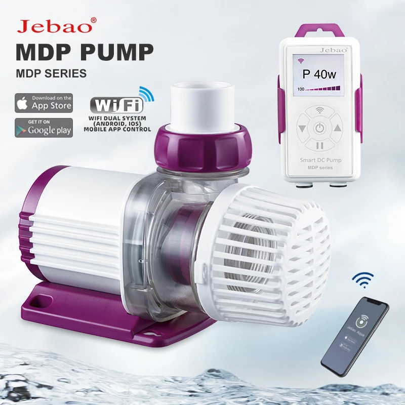 

Jebao MDP Series New LCD Display with Wifi Control MDP-2500 3500 5000 8000 10000 Fish Tank Aquarium Water Pump