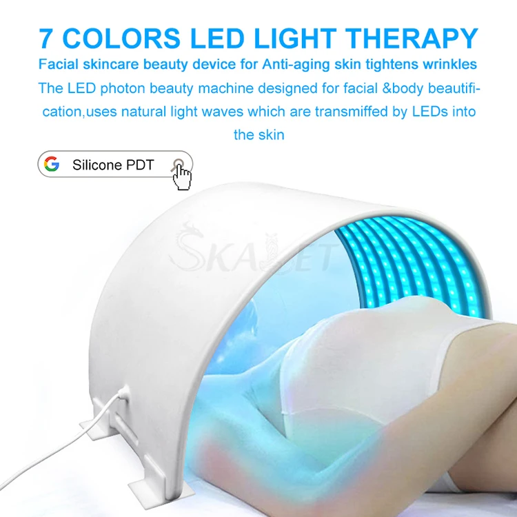 

7 Color LED Photon PDT Face Light-Therapy Mask Skin Tightening Beauty Machine Facial Device