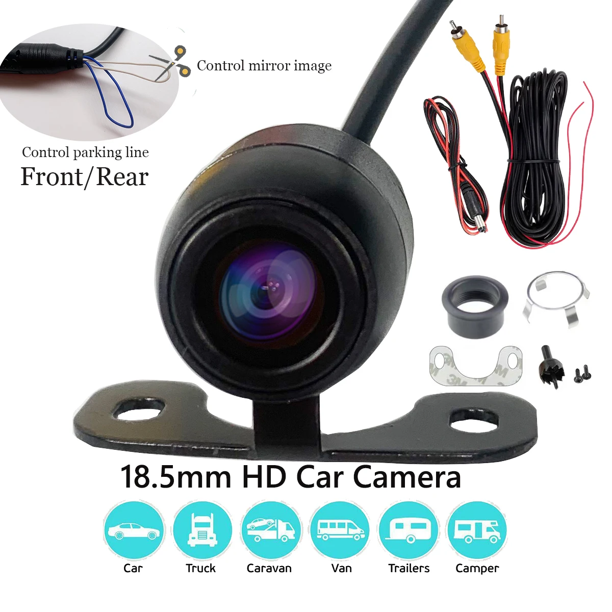 

HD Car Rear Front Side View Reverse Backup camera Rear Monitor Parking Assistance Camera Waterproof Universal Reverse Camera