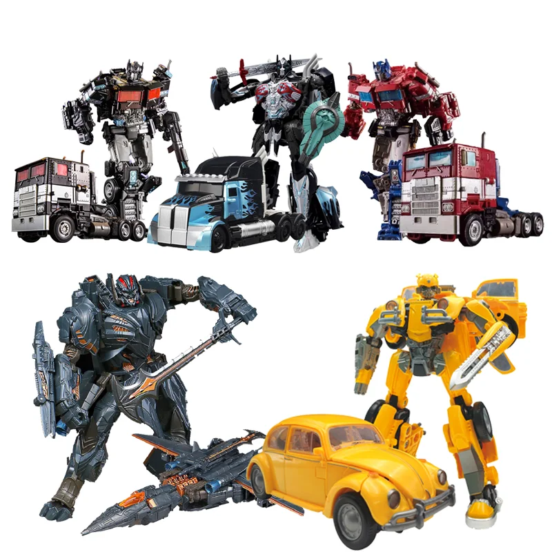 

В наличии Новый крутой робот-трансформер, автомобиль, экшн-фигурки из фильма, детские подарки на день рождения для мальчиков, игрушка, рождественские Автоботы