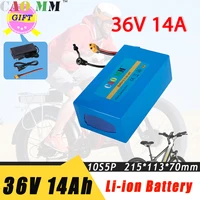 36V 14Ah Tesla 18650 Battery Cell Pack 30A BMS 10S5P Lithium Li-ion for Electric Scooter Bicycle 42V 2A Charger Conversion Kit