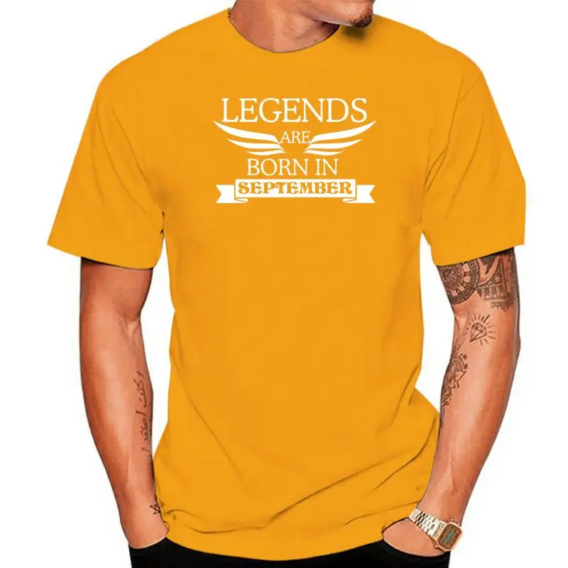 

New 2022 Fashion T Shirt Women Summer Style T Shirt Legends Are Born In September Birthday Present Gift Print Your Own T Shirt