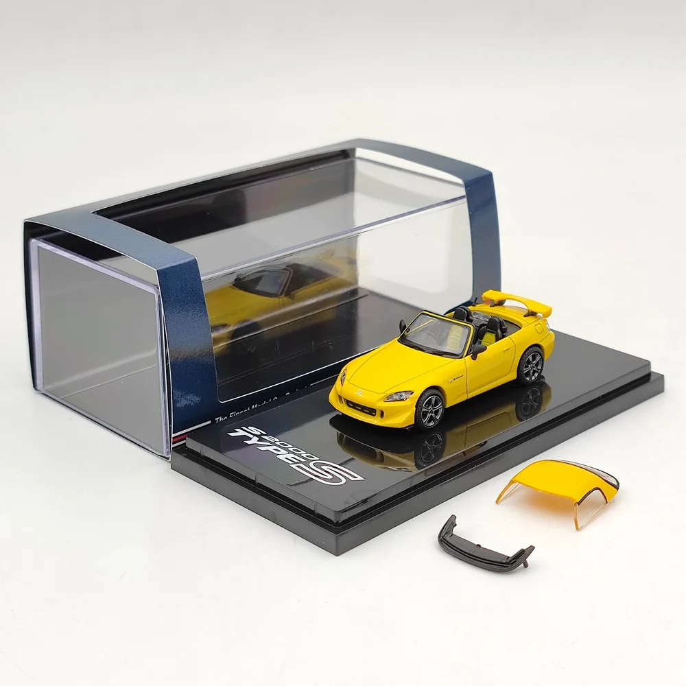 

Hobby Japan 1:64 For H~da S2000 Type S (AP2) New Indy Yellow HJ641020SY Diecast Toys Car Collection Gifts
