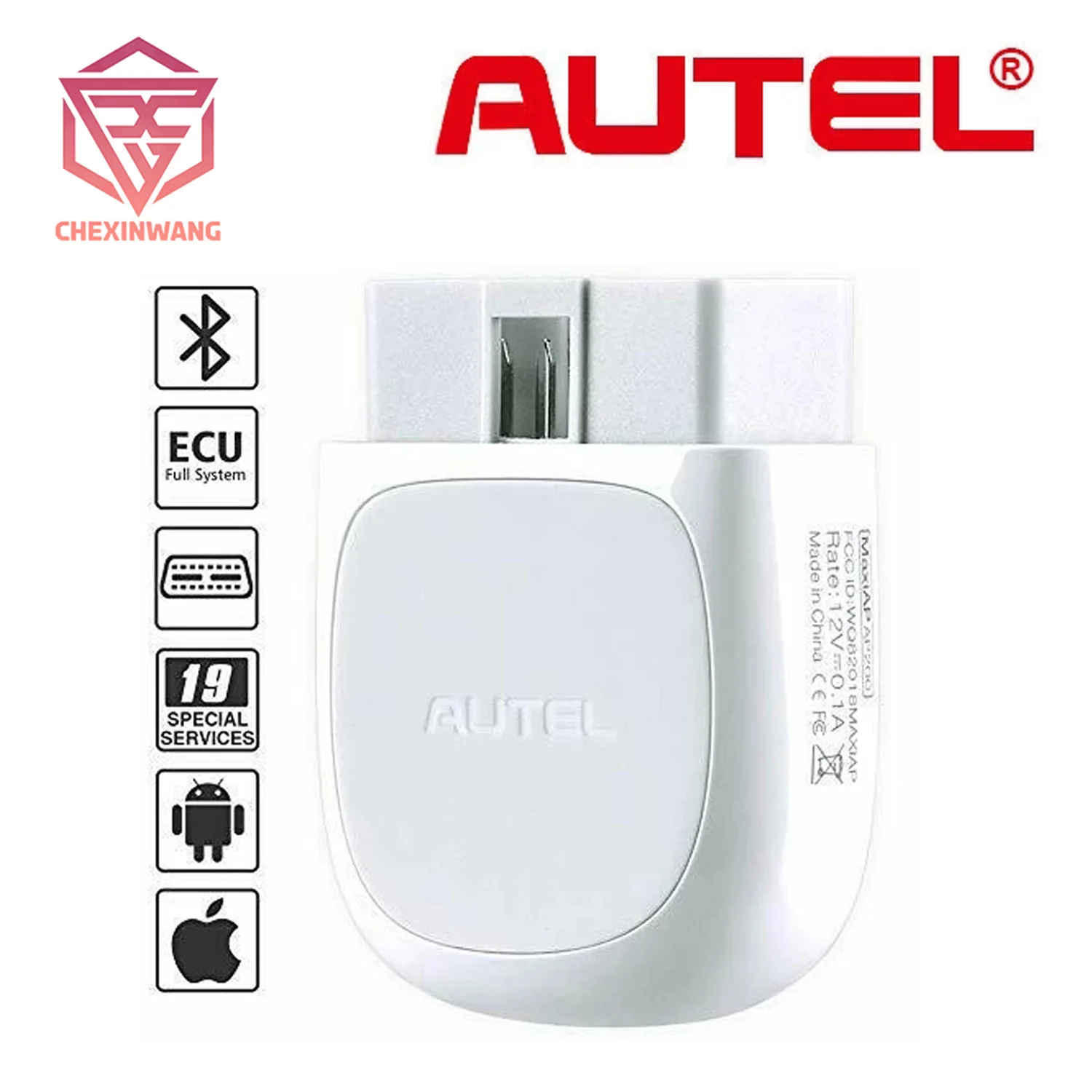 

Official Autel MaxiAP AP200 Full Systems Diagnostic Tool Check Engine Light Code Reader for Family DIYers Obd2 Scanner PK MK808