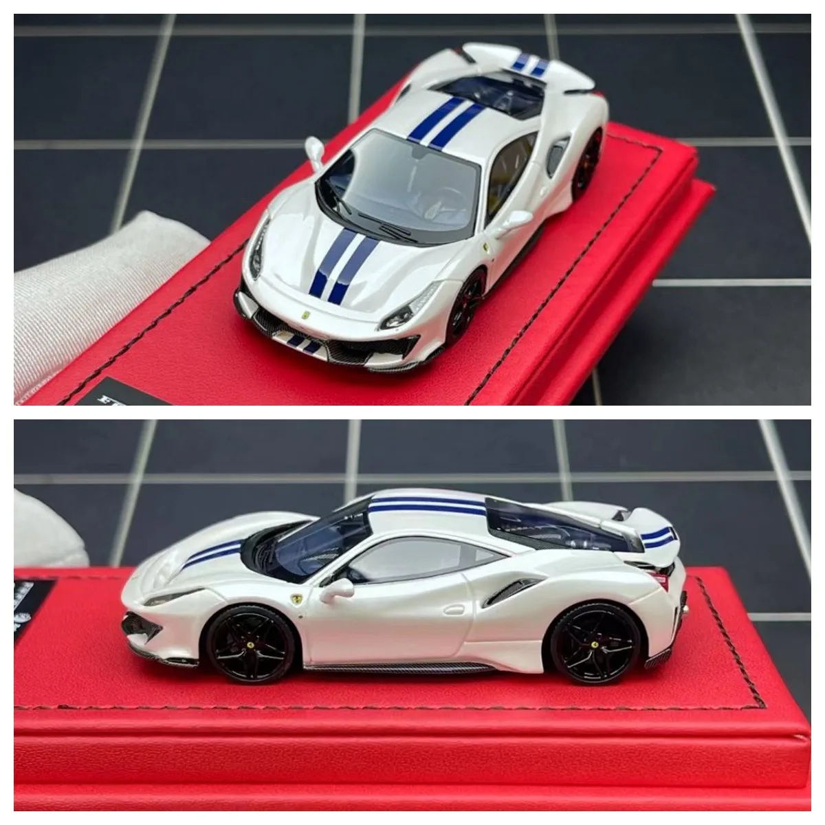 

RW 1:64 488 Rotating Pista Resin Car Model