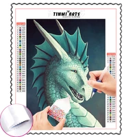 diy dragon diamond painting kits cartoon portrait full round with ab dirll embroidery mosaic kit hd quality handmade products