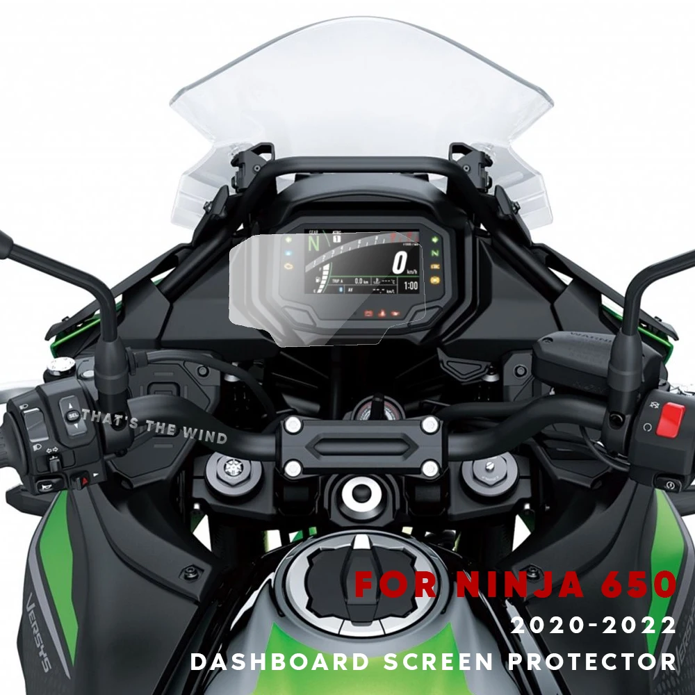 

Motorcycle Scratch Cluster Protection Instrument Film accessories Screen For Kawasaki Ninja 650 Ninja650 2020 - 2022
