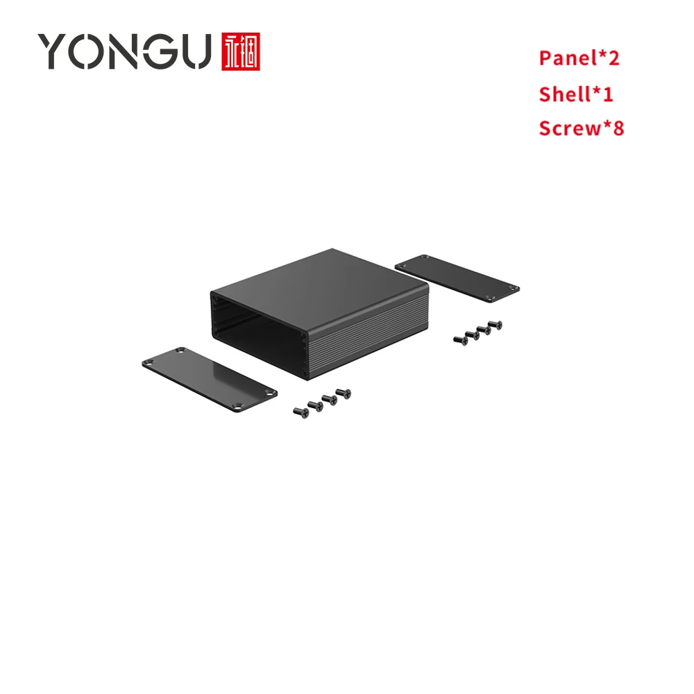 Aluminum Integrated Housing Power Module Source Controller Box Sheet Metal Electronic Components Enclosure J09 64*23.5MM