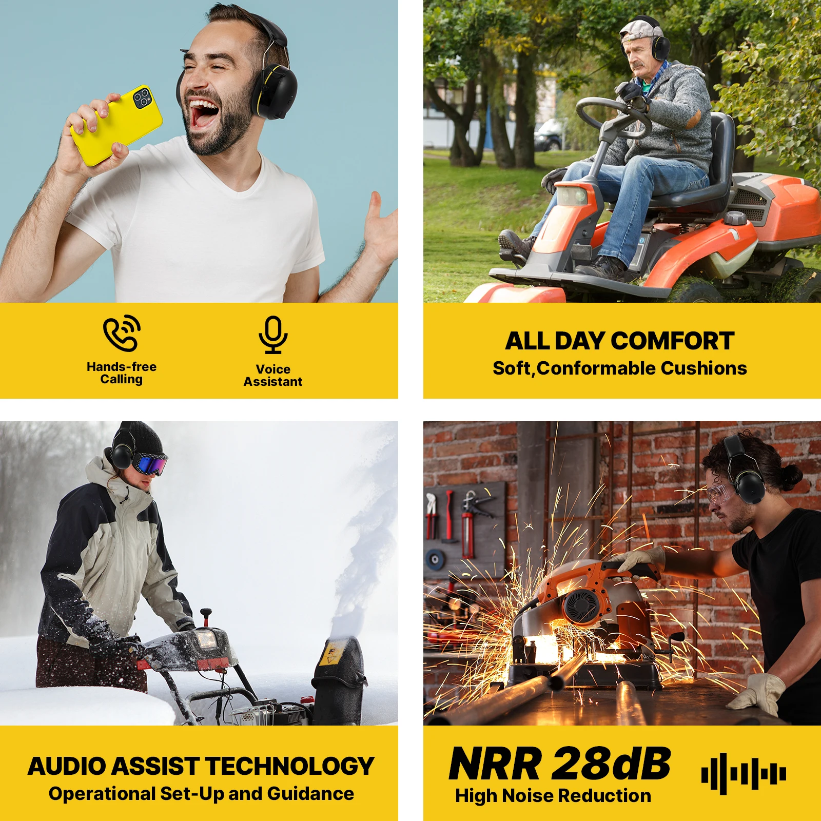 Защитный наушник с технологией Bluetooth 28 дБ NRR шумозащита стрельба тактическая