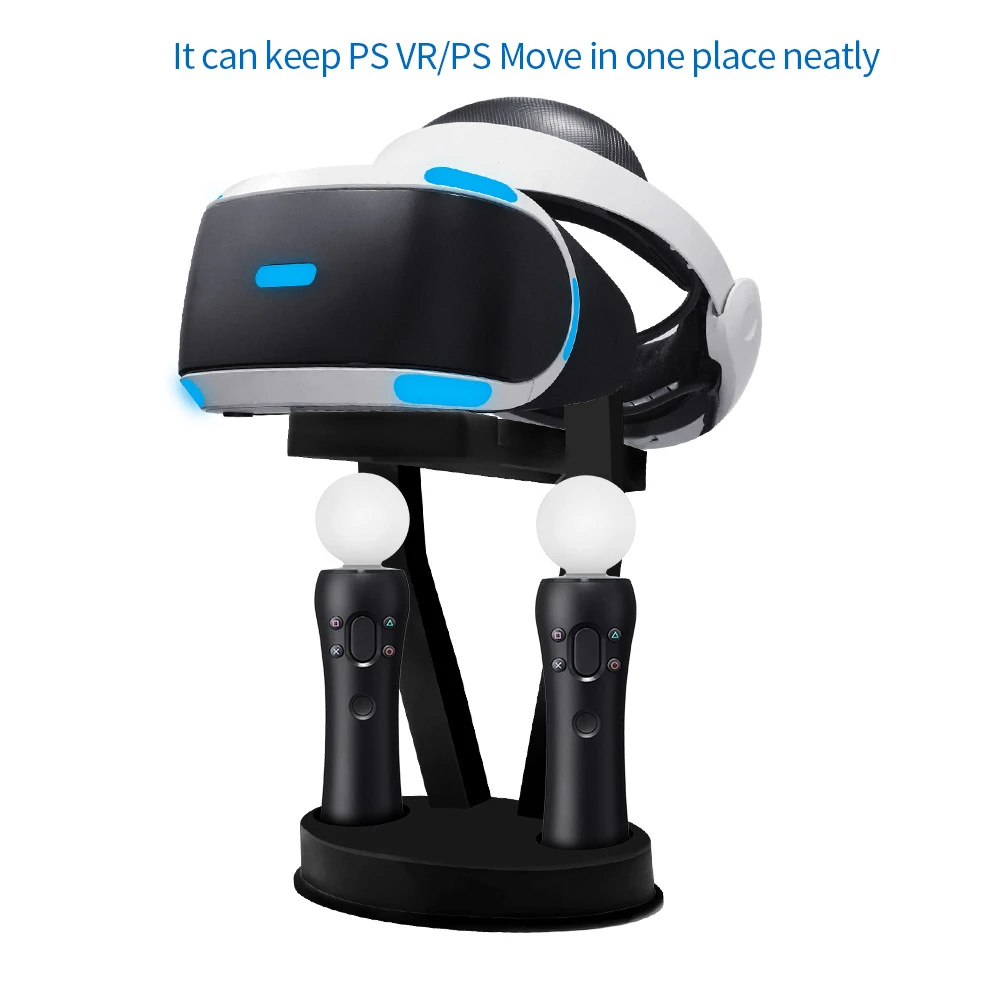 New VR Stand Stable Base VR Headset Display Holder Controller Base For Oculus Quest 2 Move Accessories Virtual Reality Helmet images - 6