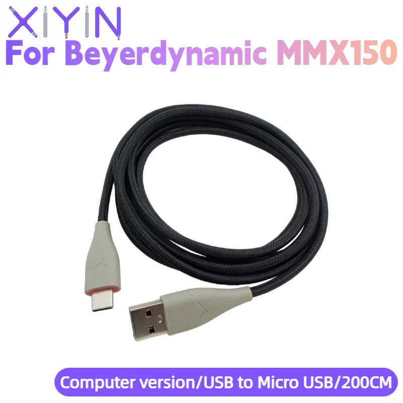 Фото USB-кабель для подключения к Micro USB (версия для ПК) для игровых наушников, аудиокабель для модернизации и замены для наушников Beyerdynamic MMX150 №4