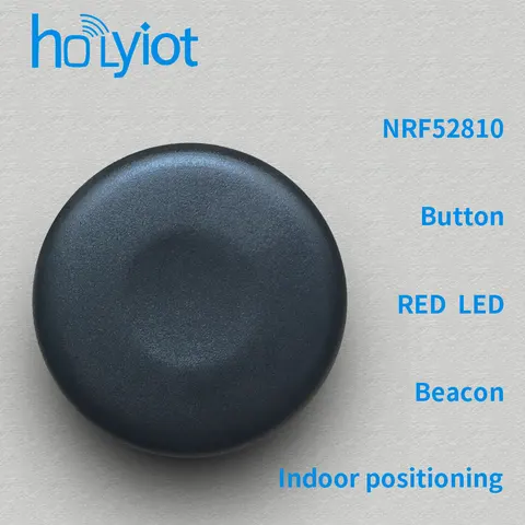 Holyiot NRF52810 водонепроницаемый беспроводной недорогой Бесконтактный модуль Bluetooth 5,0 маяк с низким энергопотреблением для внутреннего позиционирования