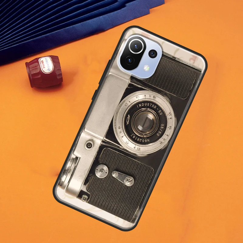 retro camera vintage case for poco x3 pro m3 m4 pro 5g x3 gt f3 phone back cover for xiaomi mi 11 lite 11t pro free global shipping